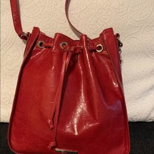 Brahmin Blair Eisenhower shoulder crossbody in candy apple red